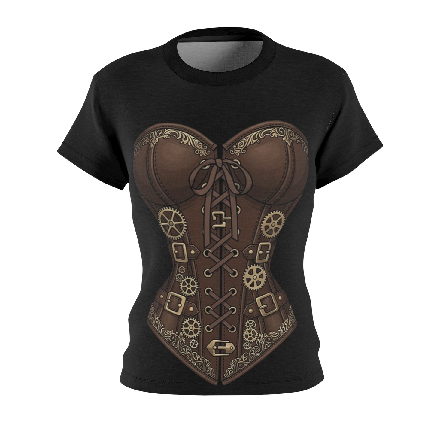 Clockwork Steampunk Corset Graphic Tee