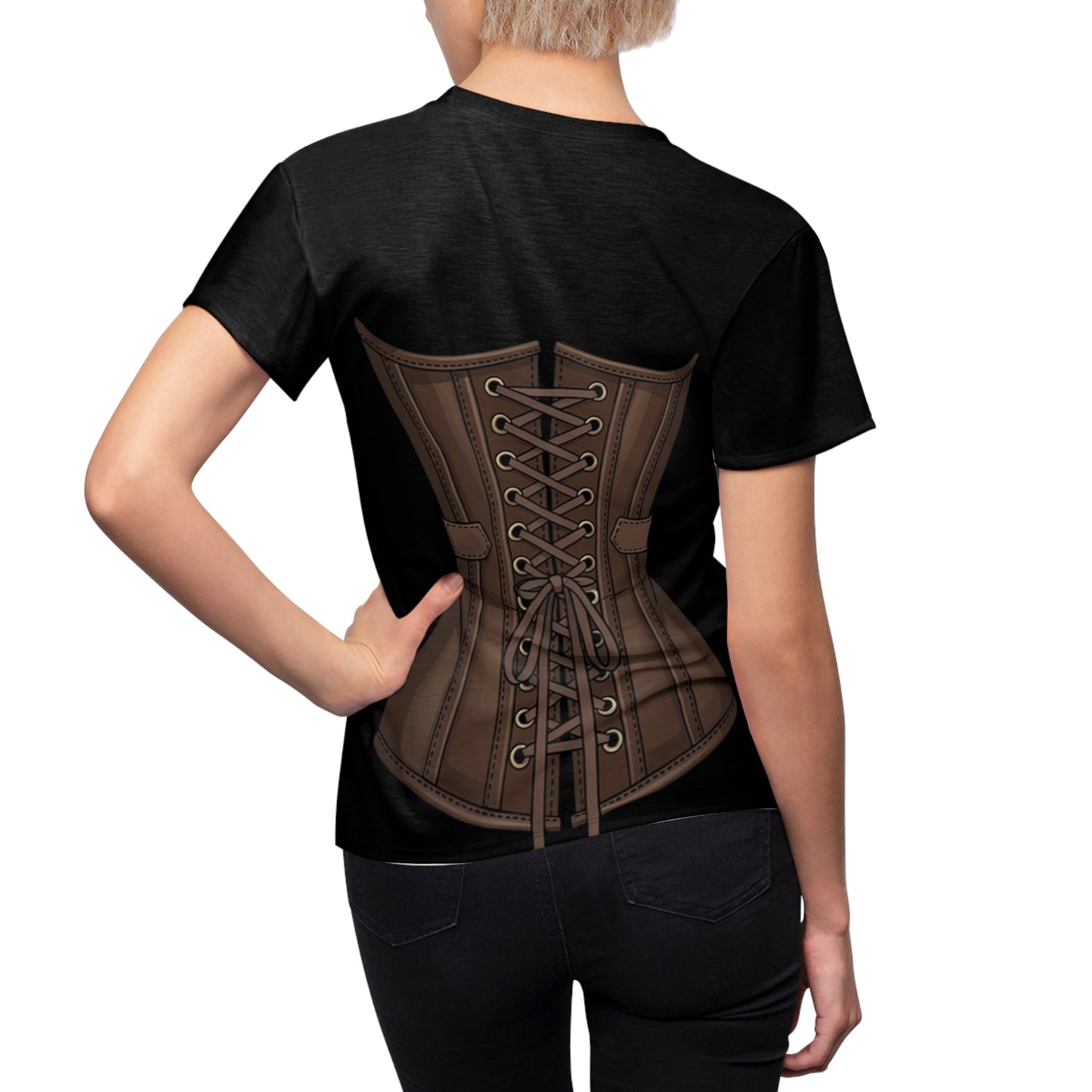Clockwork Steampunk Corset Graphic Tee